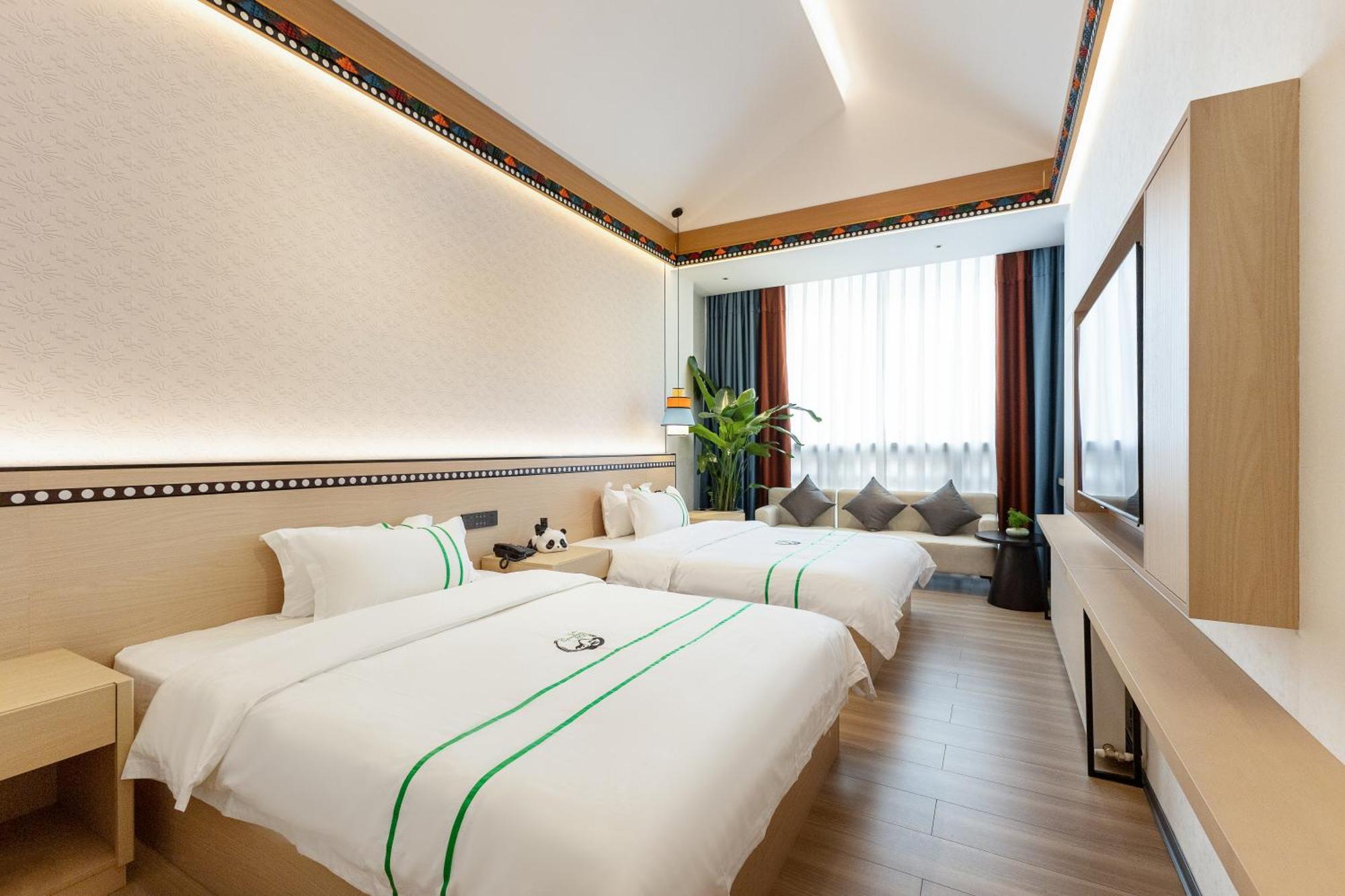 Xishu Garden Inn - Travel Agency Service - Car Rent Service - English Speaking Chengdú Exterior foto